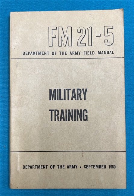 FM21-5 Military Training Field Manual 1950