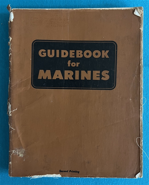 1946 GUIDEBOOK FOR MARINES 1st Edition 2nd Printing