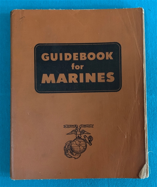 1949 GUIDEBOOK FOR MARINES 1st Revised Edition 7th Printing