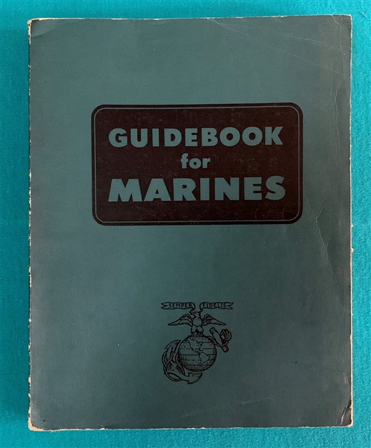 1950 GUIDEBOOK FOR MARINES 2nd Revised Edition 8th Printing