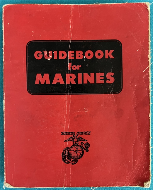 1953 GUIDEBOOK FOR MARINES 3rd Revised Editio