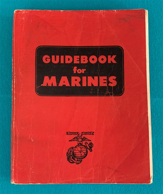 1954 GUIDEBOOK FOR MARINES 4th Revised Edition 1st