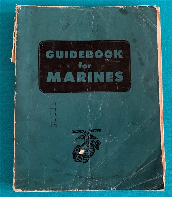 1954 1955 GUIDEBOOK FOR MARINES 4th Revised Edition 1st Printing