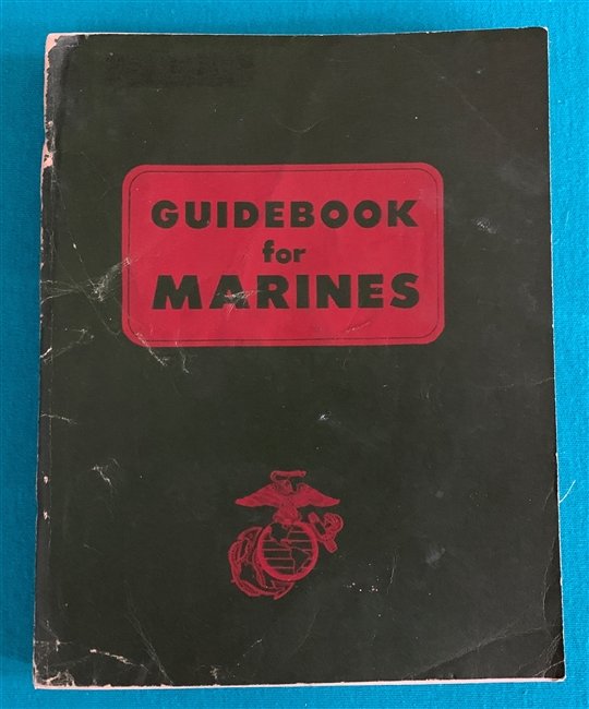 1962 GUIDEBOOK FOR MARINES 8th Revised Edition 1st Printing